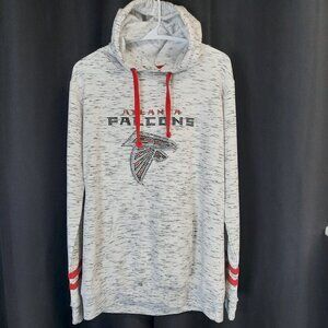 Women's Sports NFL Pullover Hoodie Size Large Atlanta Falcons Football Jeweled